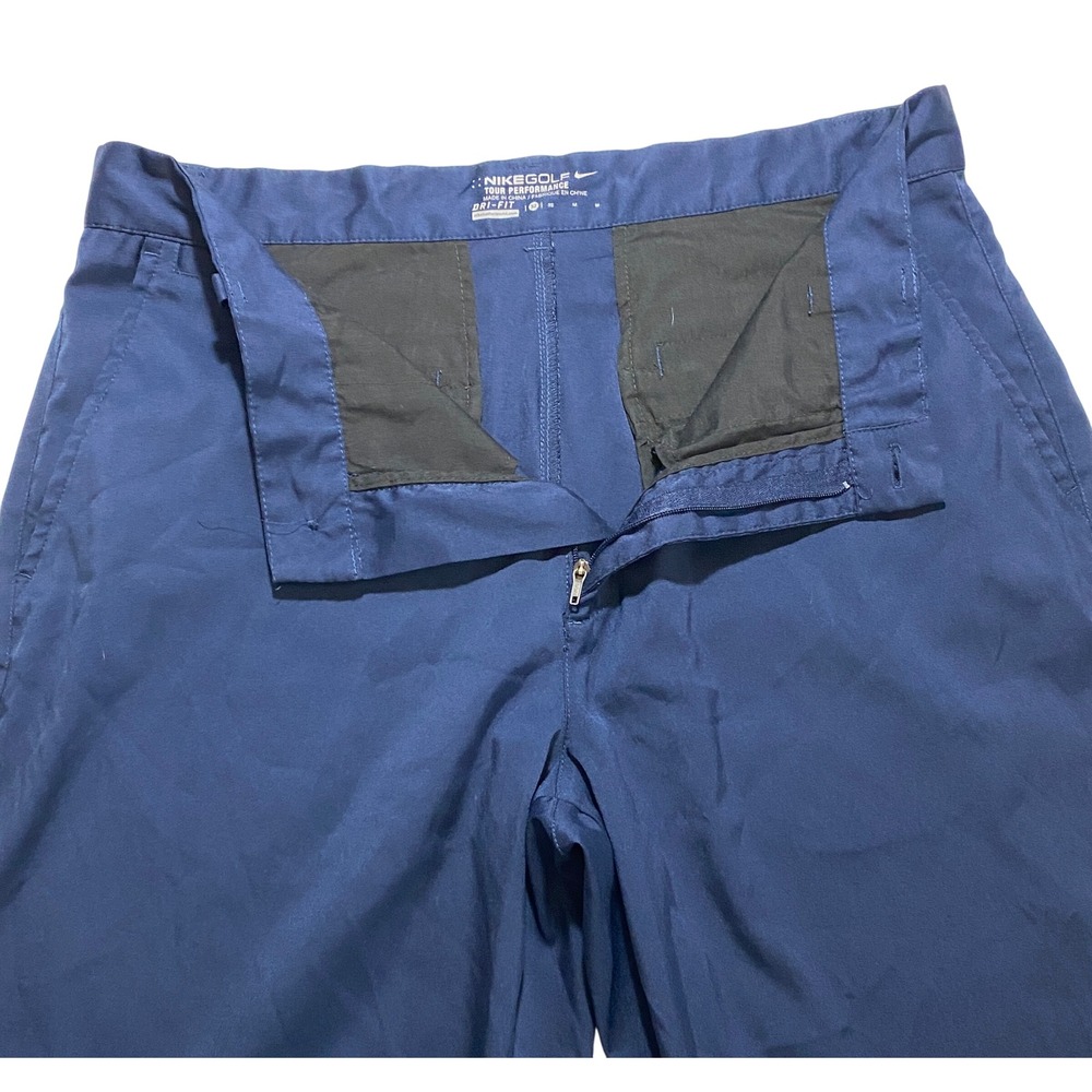 Nike Golf Tour‎ Performance Dri-Fit Mens 32x10 Navy Blue Golf Shorts - Picture 9 of 9